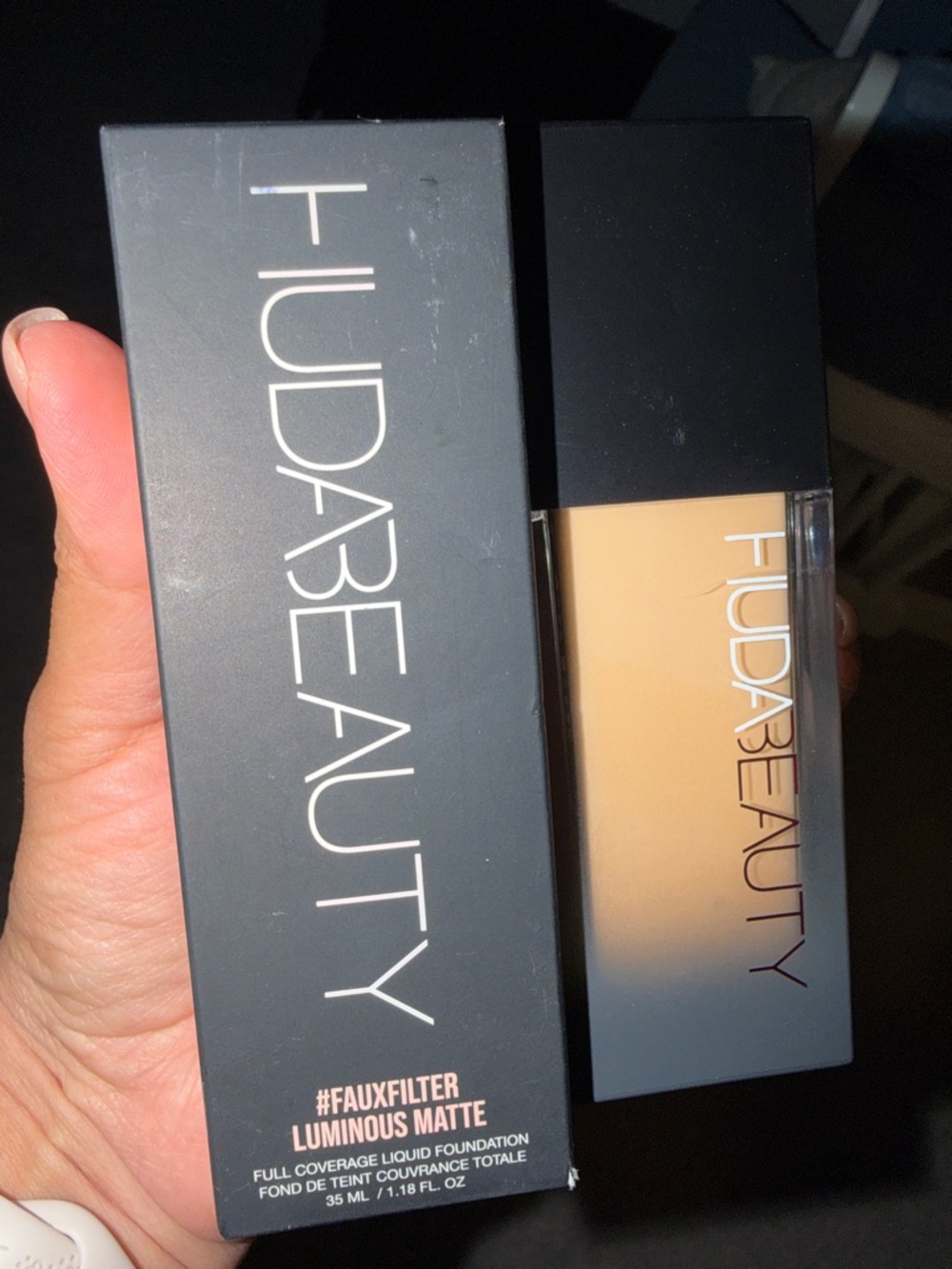 #120B Huda Beauty #FauxFilter Luminous Matte Foundation NWT - Picture 4 of 5